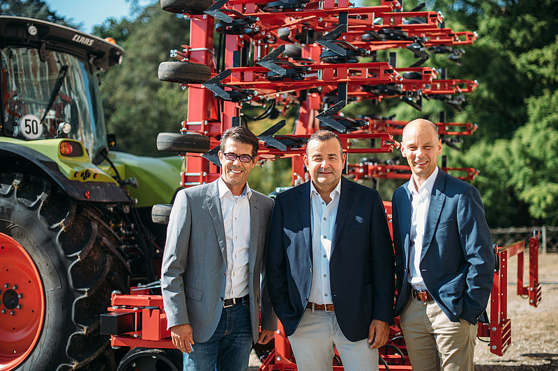 lljan Schouten (Növényvédelmi Üzletág Igazgató, Lemken) , Anthony van der Ley (Ügyvezető igazgató, Lemken), Klaas Veerman (Operatív Igazgató, Steketee)